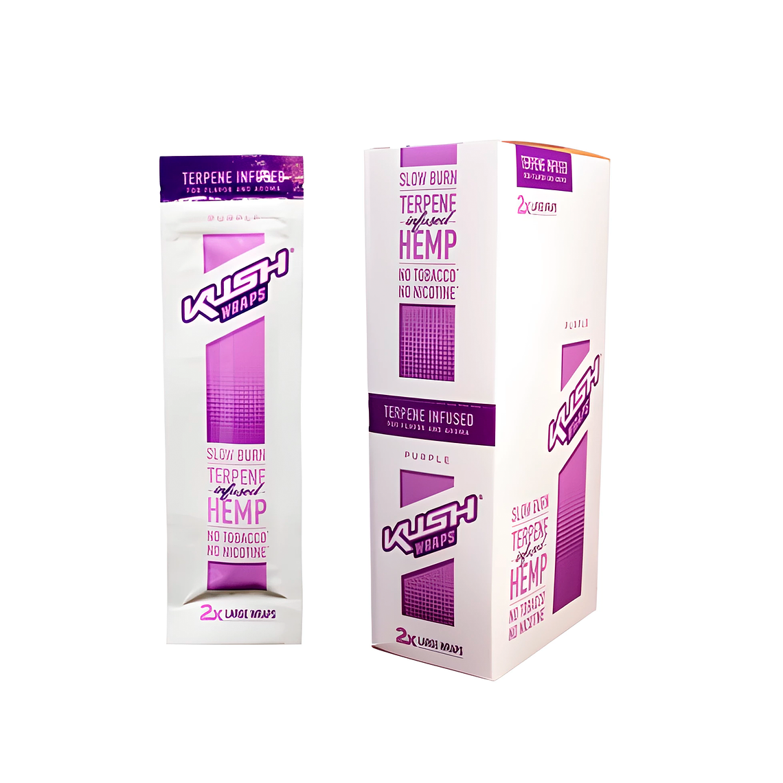 KUSH HEMP WRAP TERPENOS X2 PURPLE 1