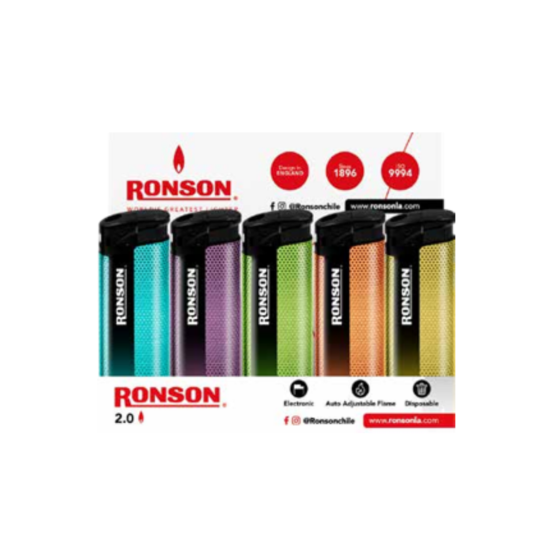 ENCENDEDOR RONSON 2.0 2