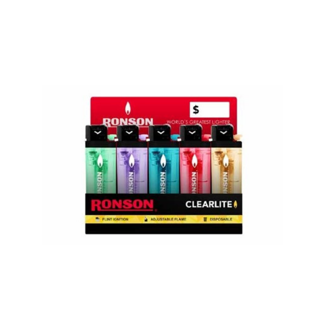 ENCENDEDOR RONSON CLEARLITE 1