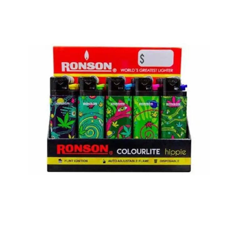 ENCENDEDOR RONSON COLOURLITE HIPPIE 1
