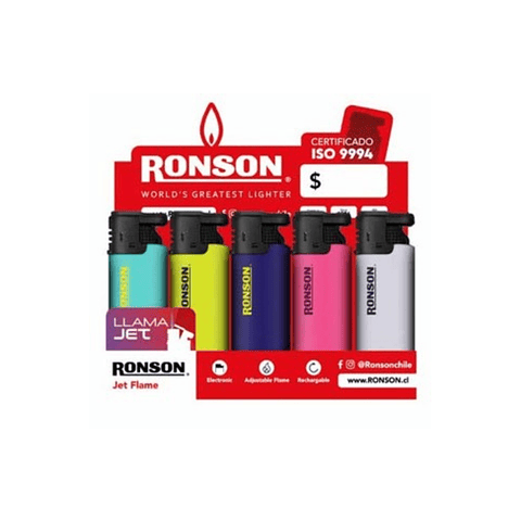 ENCENDEDOR RONSON JET FLAME SOLIDO
