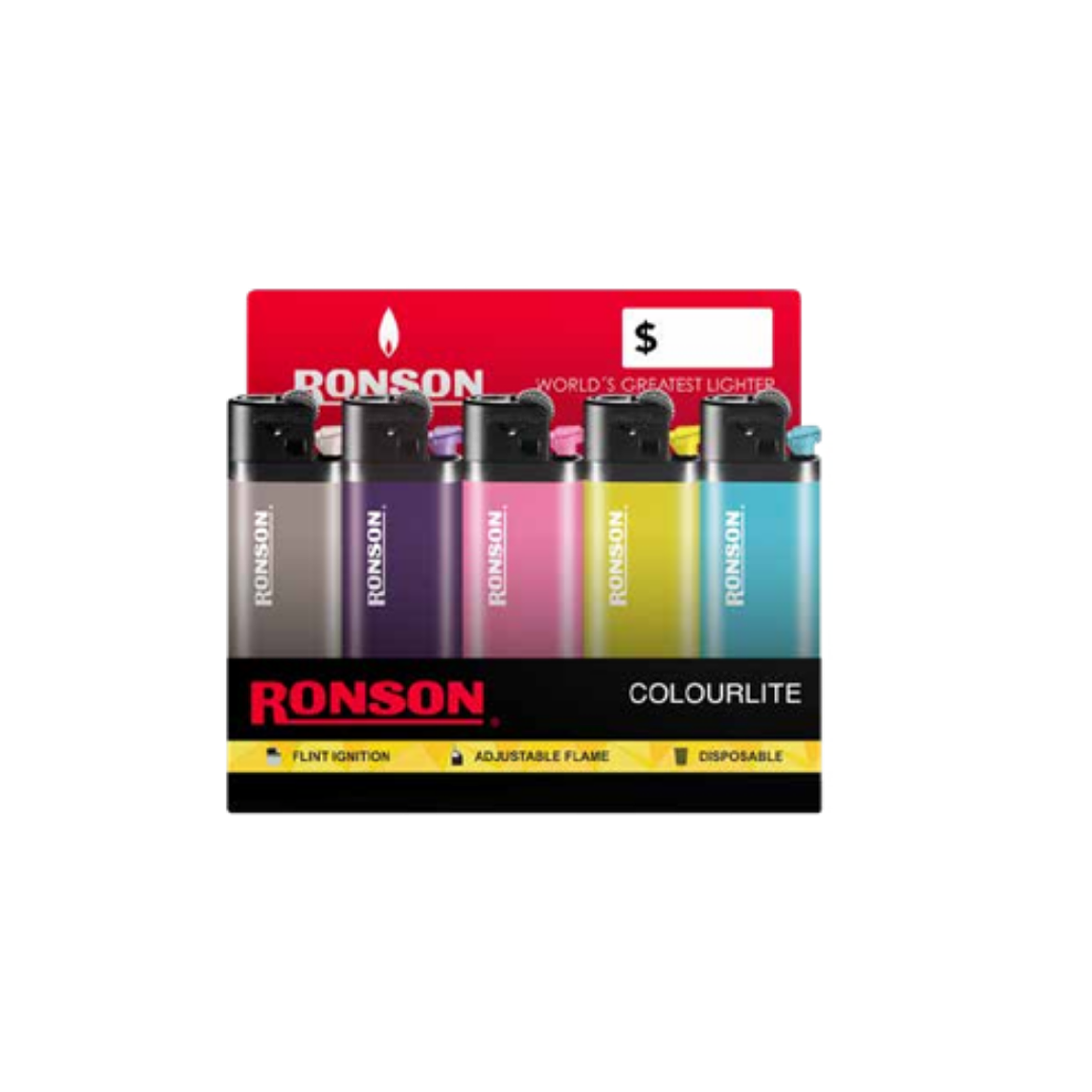 ENCENDEDOR RONSON COLOURLITE  1