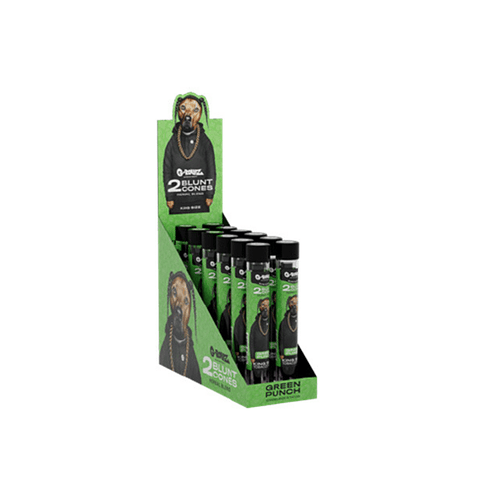 G-Rollz TUBO CONO HERBAL BLUNT x2 GREEN PUNCH PETS UND.