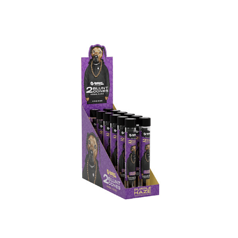 G-Rollz TUBO CONO HERBAL BLUNT x2 PURPLE HAZE PETS UND.