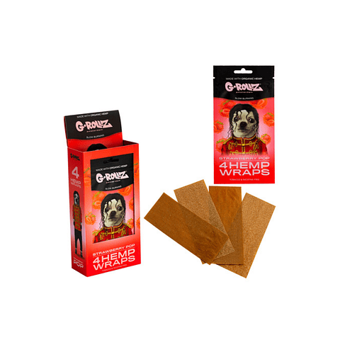 G-Rollz HEMPS WRAPS x4 STRAWBERRY UND.