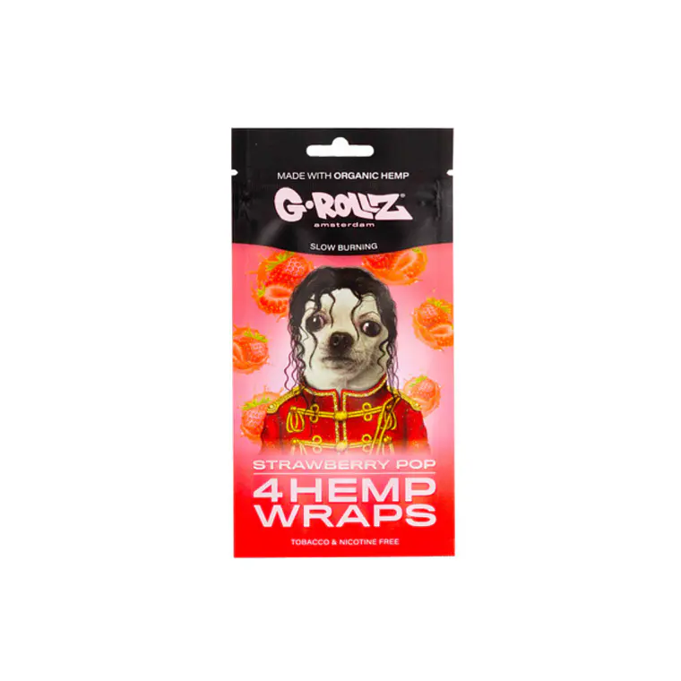 G-Rollz HEMPS WRAPS x4 STRAWBERRY UND. 2