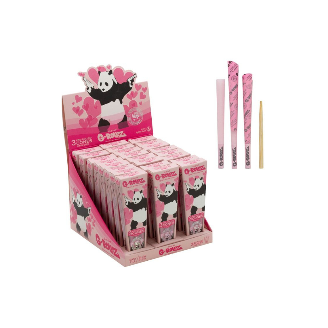 G-Rollz CONOS KING SIZE PANDA PINK  1
