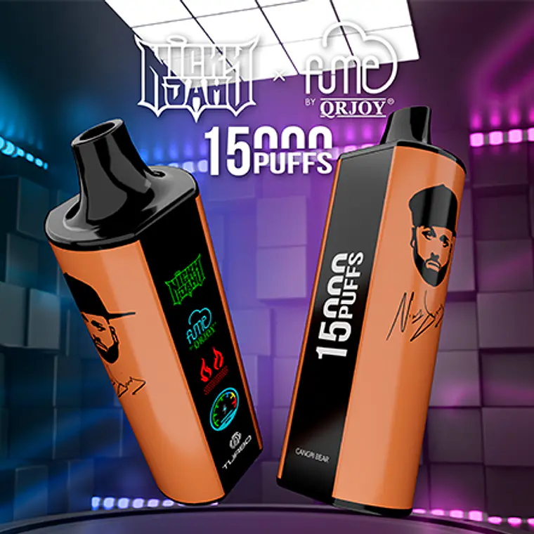 Vape Fume Nicky Jam 15.000 Puff  Cangri Bear (Mango, Gummy Bear) 2