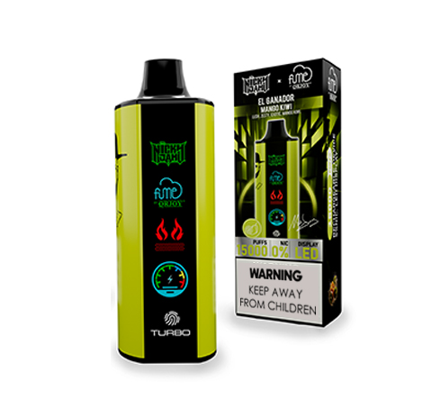 Vape Fume Nicky Jam 15.000 Puff El Ganador (Mango, Kiwi)