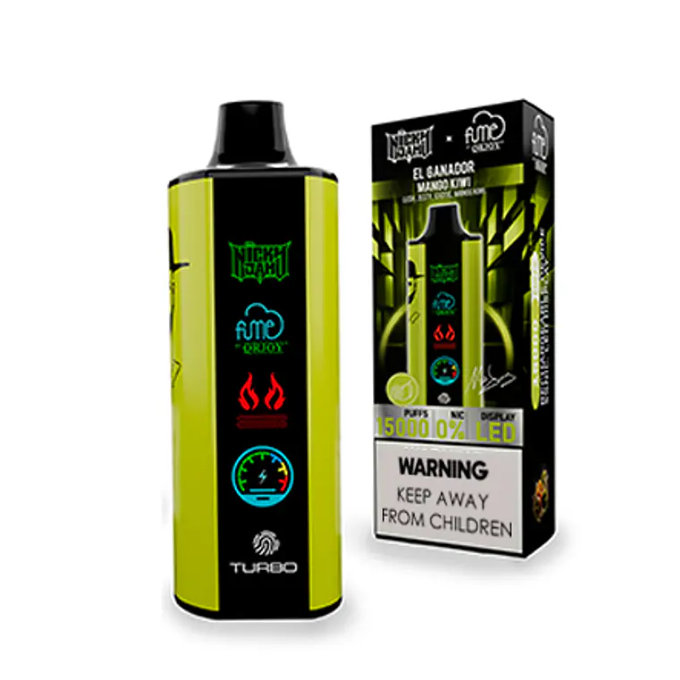 Vape Fume Nicky Jam 15.000 Puff  El Ganador (Mango, Kiwi) 1