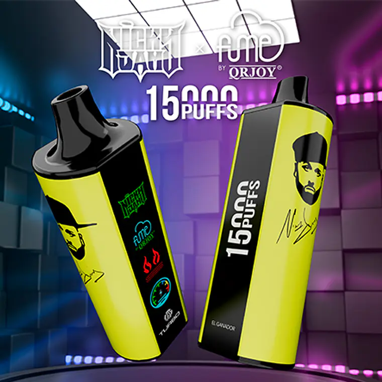 Vape Fume Nicky Jam 15.000 Puff  El Ganador (Mango, Kiwi) 3