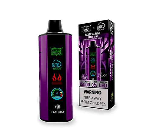 Vape Fume Niky Jam 15.000 Puff  Fantasia Fume (Grape Kiwi)