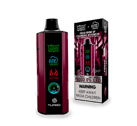 Vape Fume Nicky Jam 15.000 Puff Fresh Whine Up (Strawberry Watermelon)
