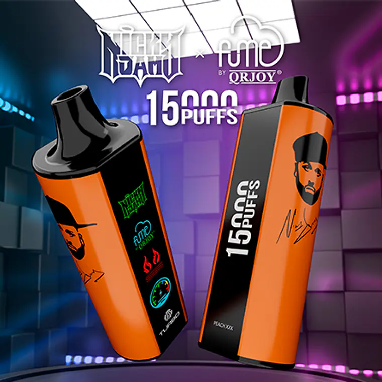 Vape Fume Nicky Jam 15.000 Puff  Peach XXX (Peach ICE) 3