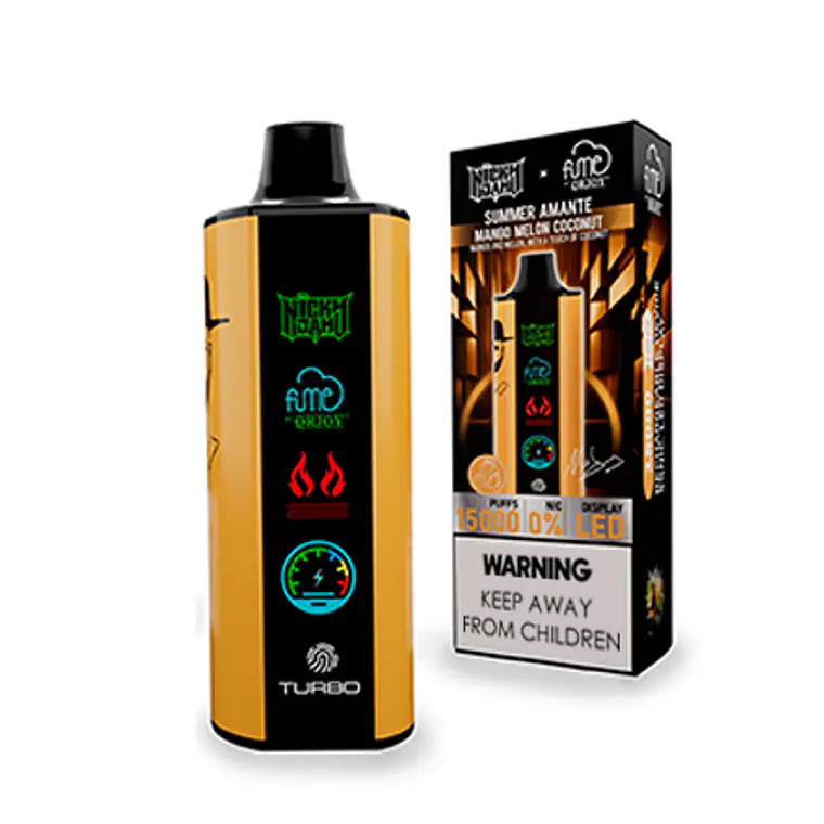 Vape Fume Nicky Jam 15.000 Puff  Summer Amante (Mango, Melon, Coconut) 1
