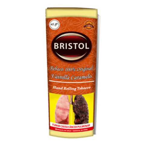 TABACO BRISTOL VAINILLA CARAMELO 45gr
