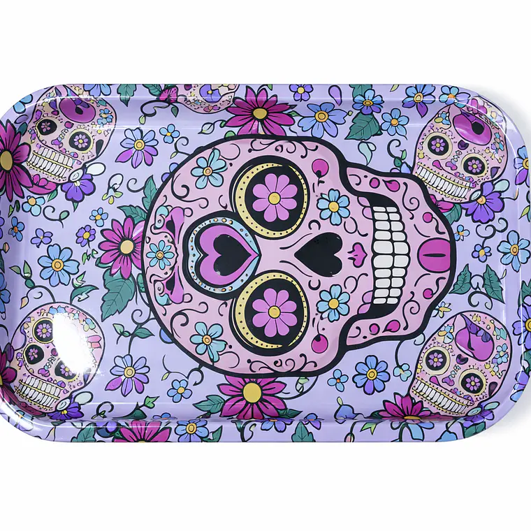 BANDEJA METALICA GRANDE KATRINA  29 * 19 cm. 1