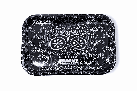 BANDEJA METALICA KATRINA BLACK 29 * 19 cm.