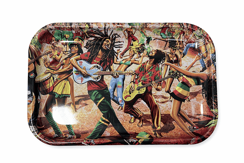 BANDEJA METALICA RASTA 29 * 19 cm.