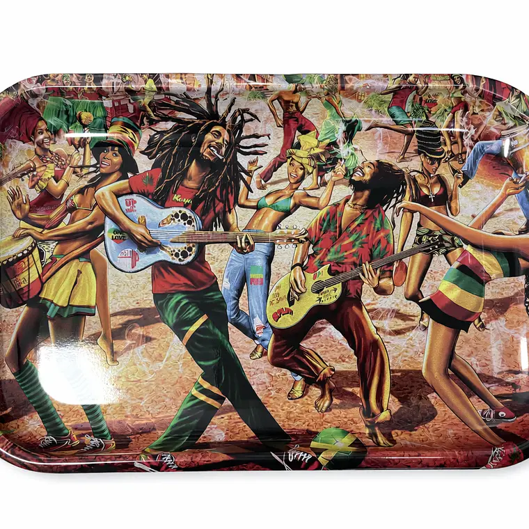 BANDEJA METALICA RASTA 29 * 19 cm. 1