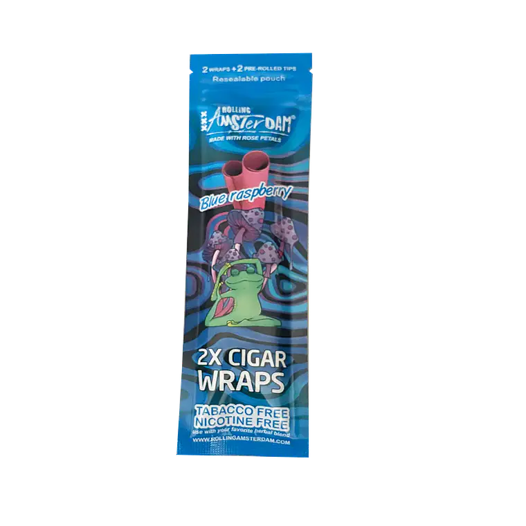 Cigar Wrap Frambuesa Azul Rolling Amsterdam 1