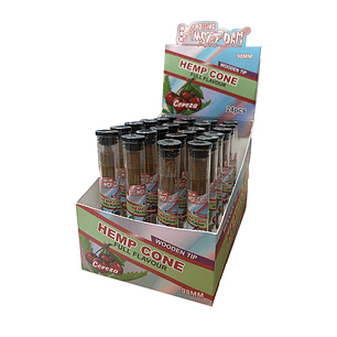 Hemp Cone Cereza con Boquilla de Madera