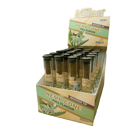 Hemp Cone Vainilla con Boquilla de Madera 