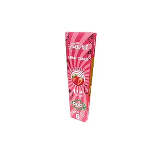 Hemp Cones POP Rolling Amsterdam Strawberry