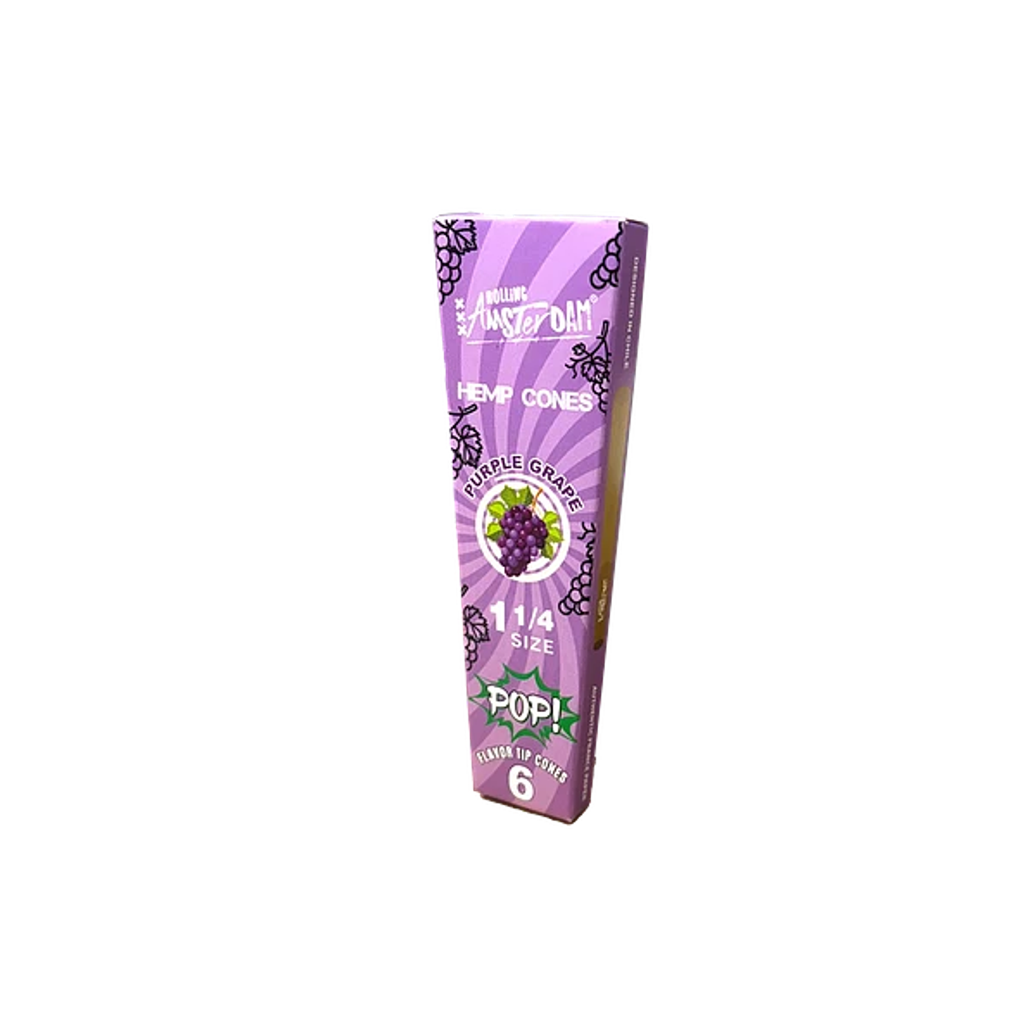 Hemp Cones POP Rolling Amsterdam Purple Grape