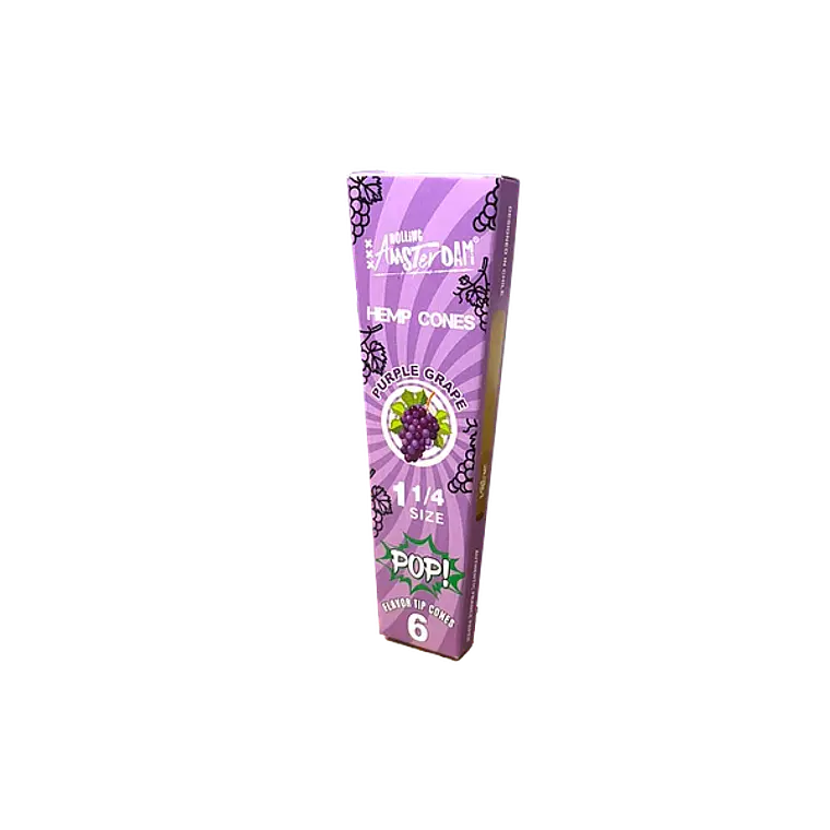 Hemp Cones POP Rolling Amsterdam Purple Grape 1