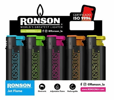 ENCENDEDOR RONSON JET FLAME NEON