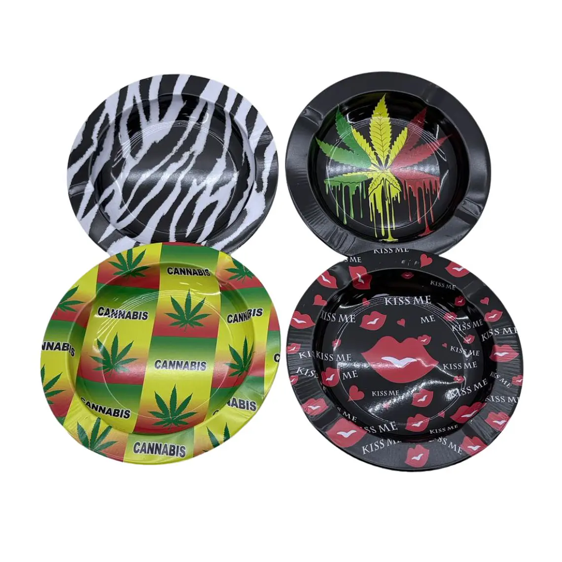 CENICERO MET. T/ PLATO  DISEÑOS  1