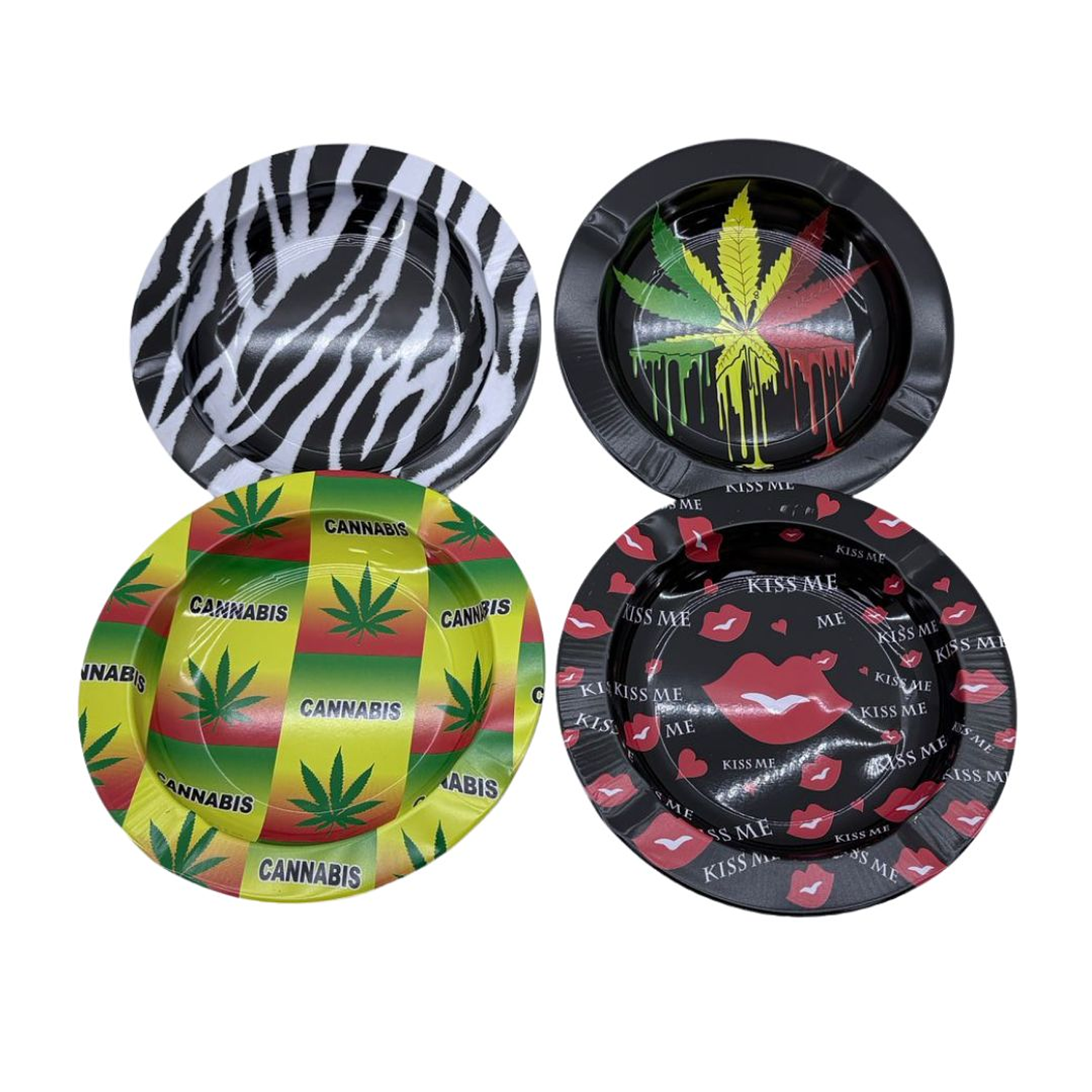 CENICERO MET. T/ PLATO  DISEÑOS 