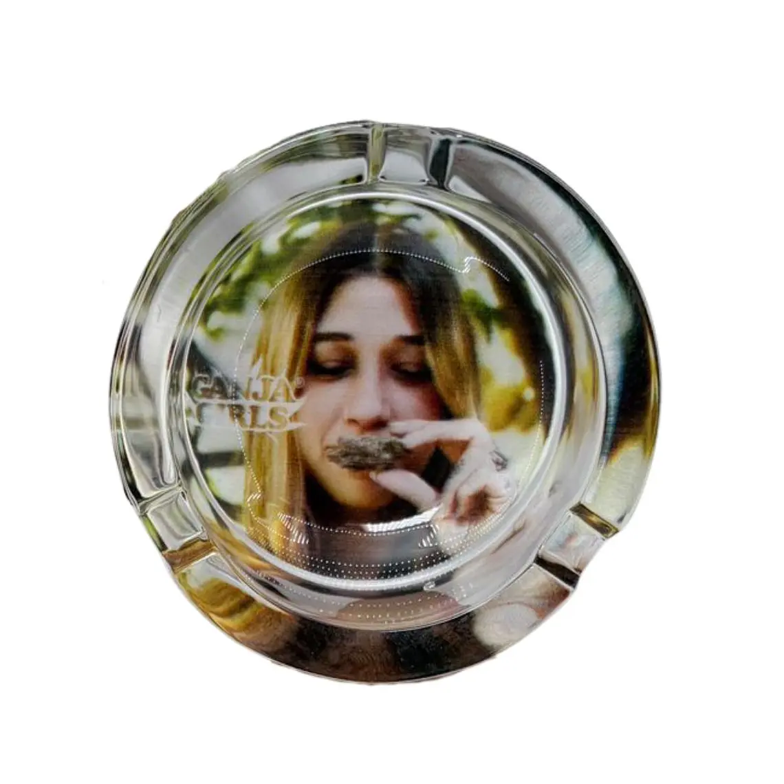 CENICERO VIDRIO GANNJA GIRLS  2