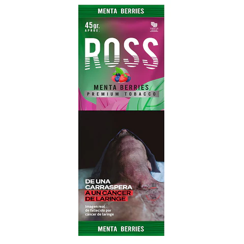 TABACO ROSS MENTA BERRIES 45gr.