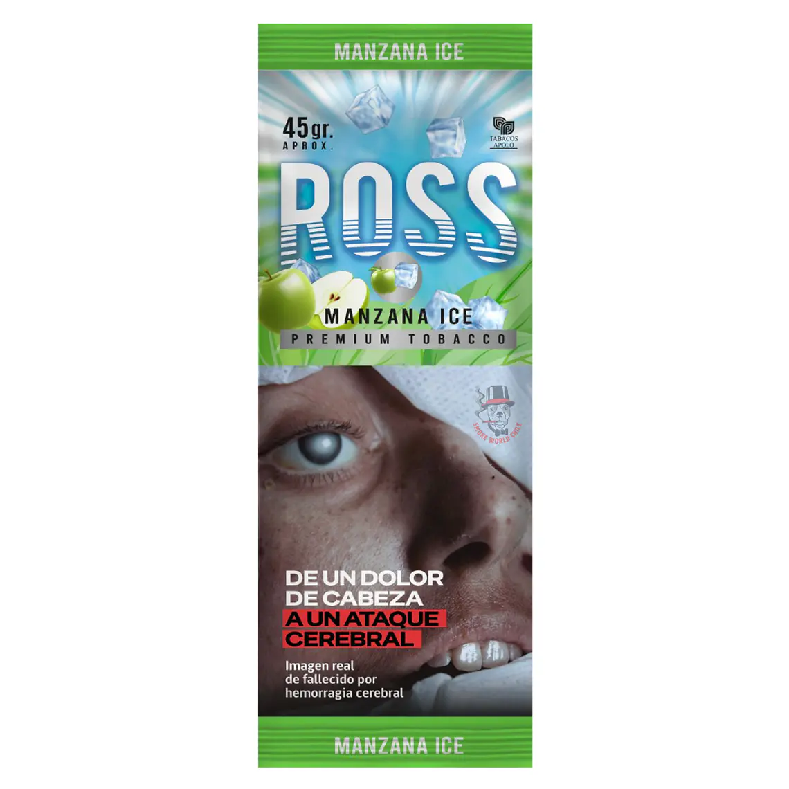 TABACO ROSS MANZANA ICE 45gr. 1