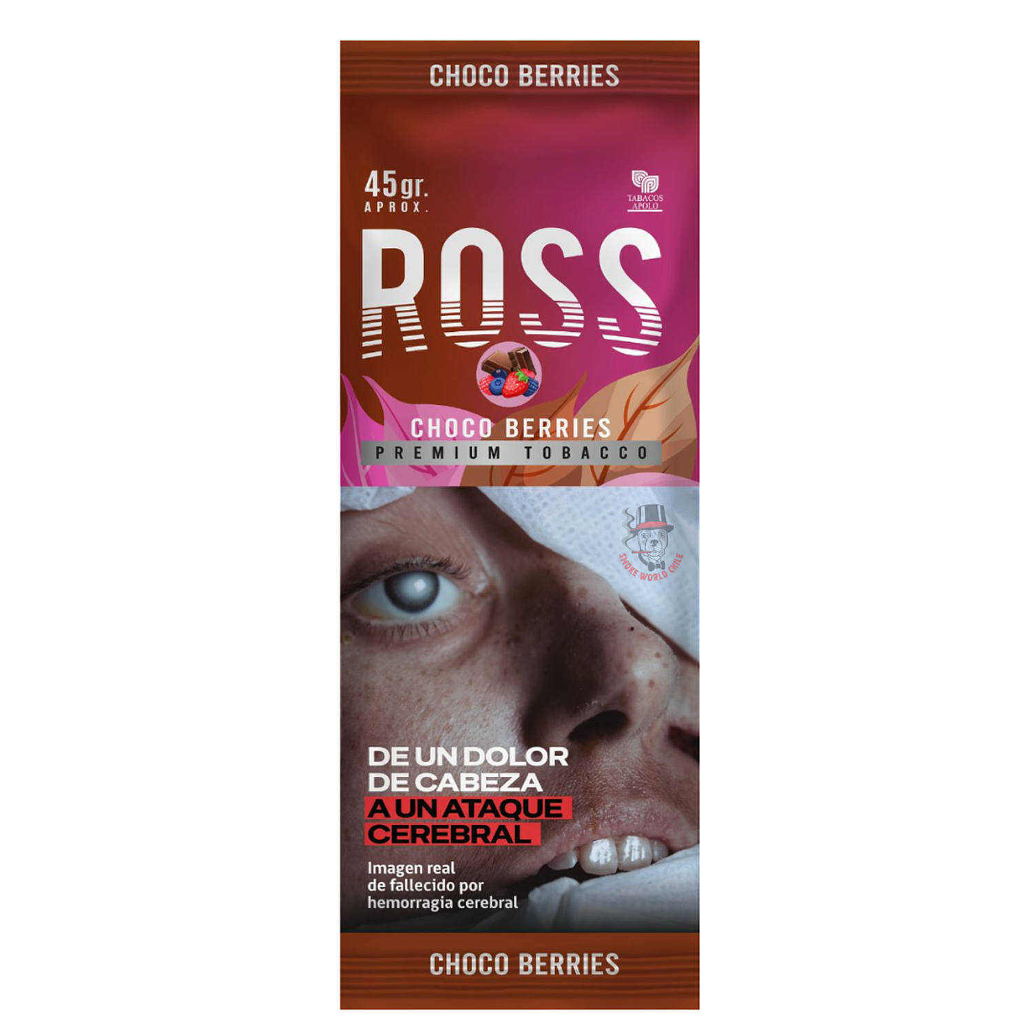 TABACO ROSS CHOCO BERRIES 45gr.