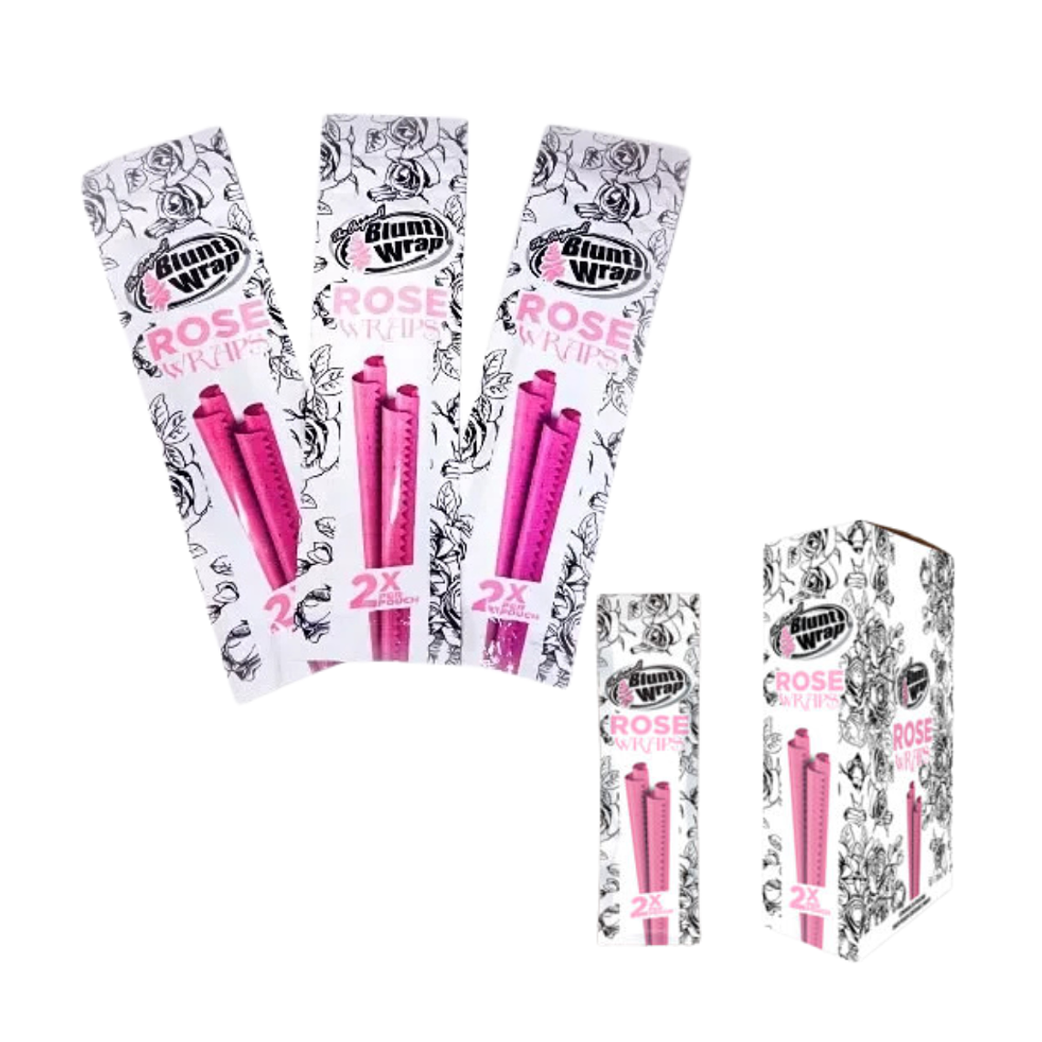 BLUNT WRAP ROSE X2 CAJA X 25 UND. 1