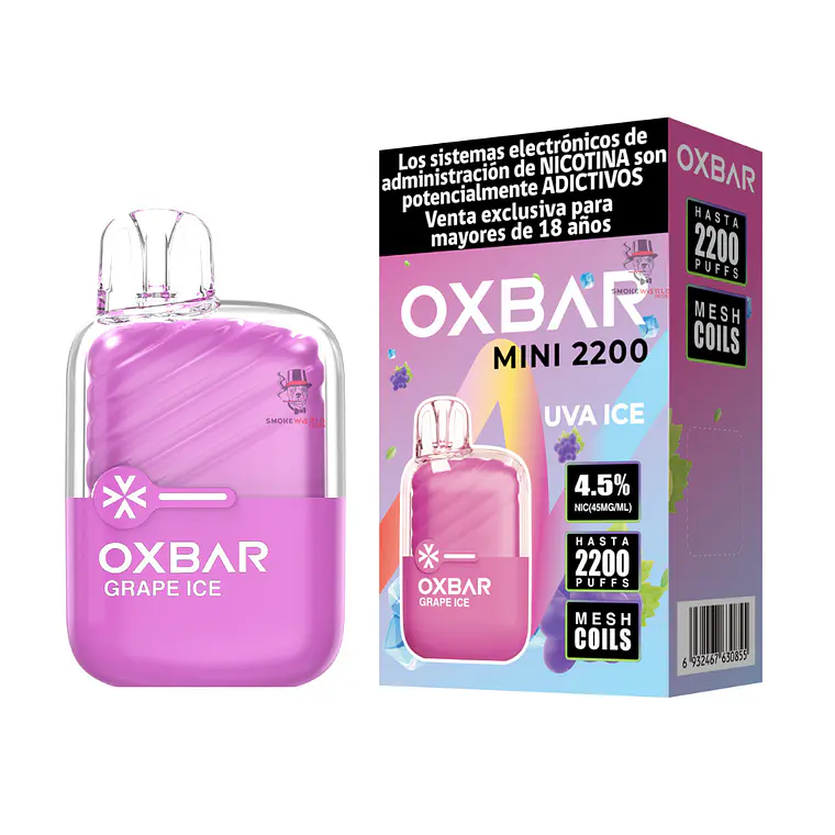 Oxbar Mini 2200 Puffs – Uva Ice 1