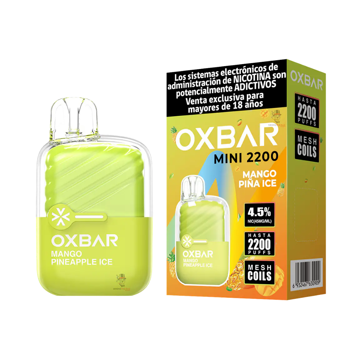 Oxbar Mini 2200 Puffs – Mango Piña Ice 1