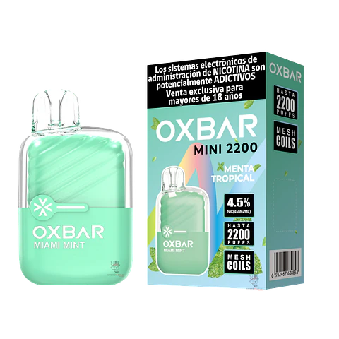 Oxbar Mini 2200 Puffs – Menta Tropical