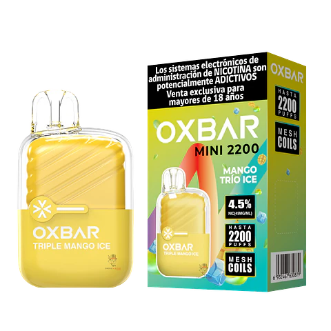 Oxbar Mini 2200 Puffs – Mango Trío Ice