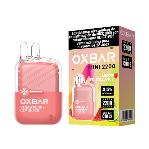 Oxbar Mini 2200 Puffs – Limón Frutilla Ice
