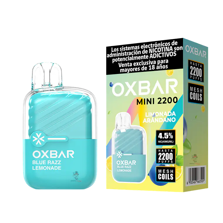Oxbar Mini 2200 Puffs – Limonada de arándano 1