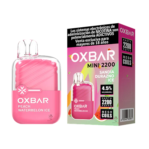 Oxbar Mini 2200 Puffs – Sandía Durazno Ice