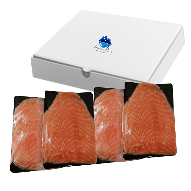 Salmón ahumado en frio SLICE bandeja de 200 gr.  