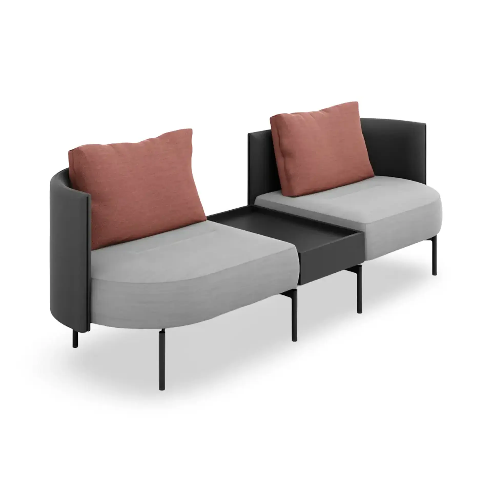 Sillón Modular Minimalista para Oficinas y Coworking - MD016 - Smooth Linear 11
