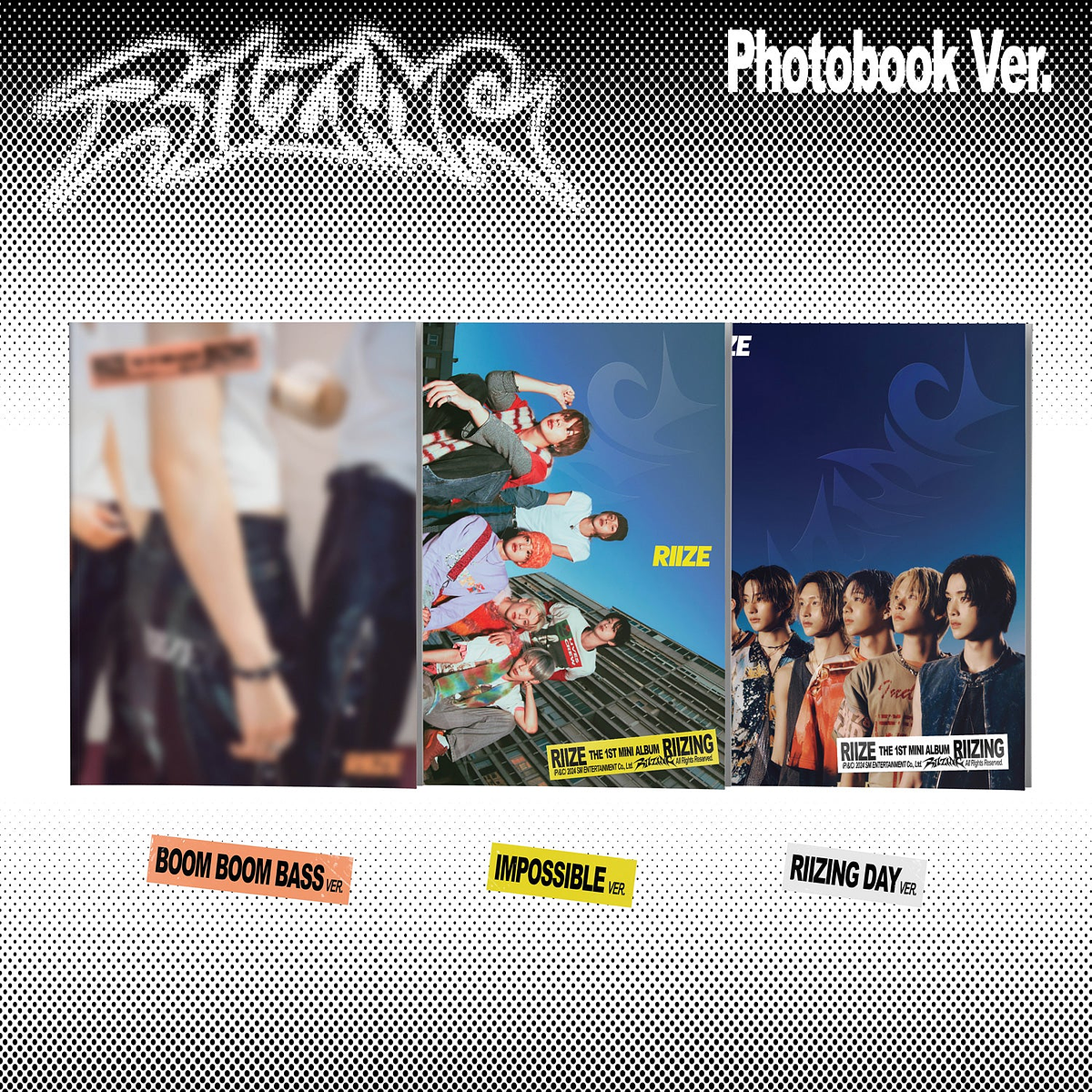 The 1st Mini Album 'RIIZING' (Photo Book Ver.) - Random 1