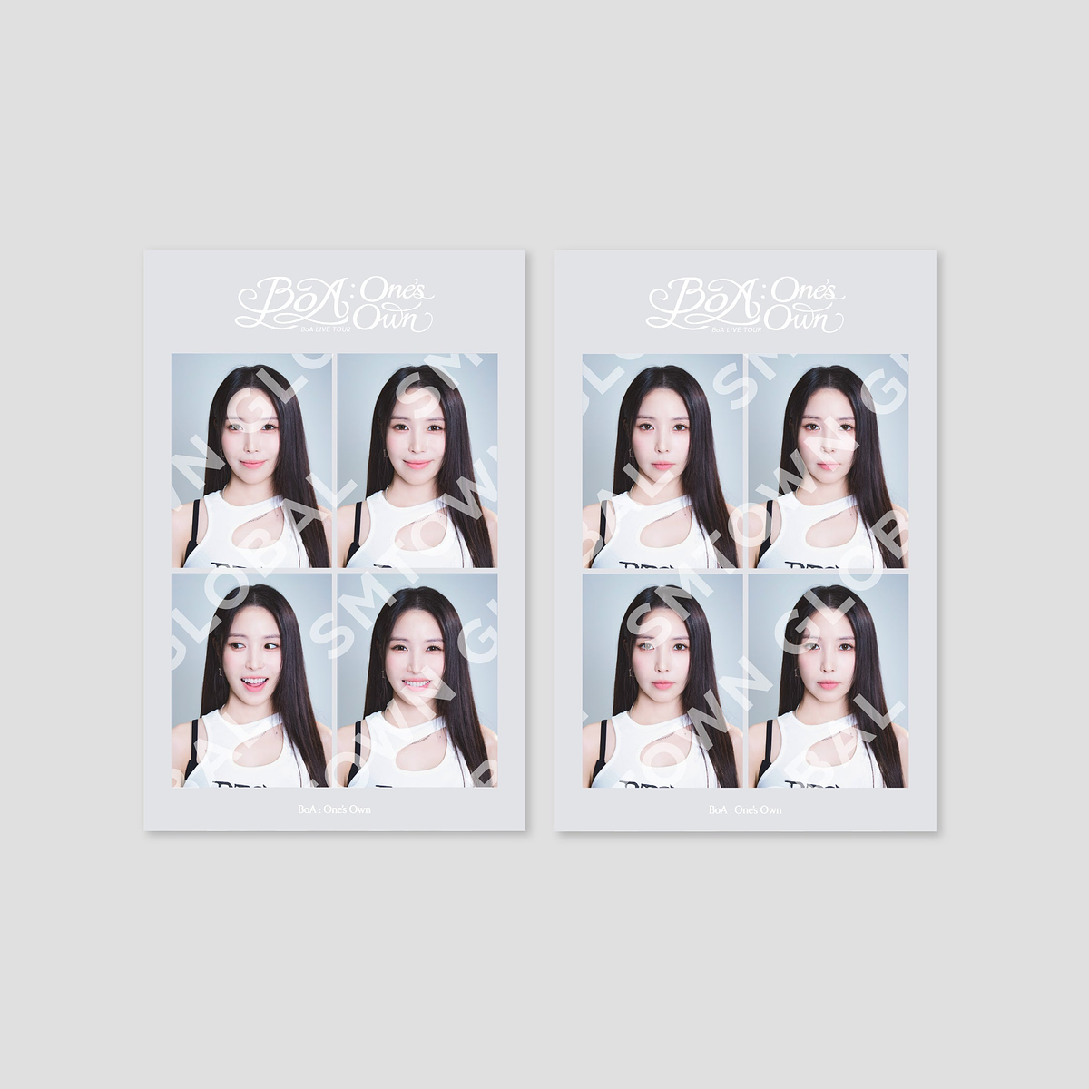 4 CUT PHOTO SET - BoA LIVE TOUR - BoA : One's Own MD 2