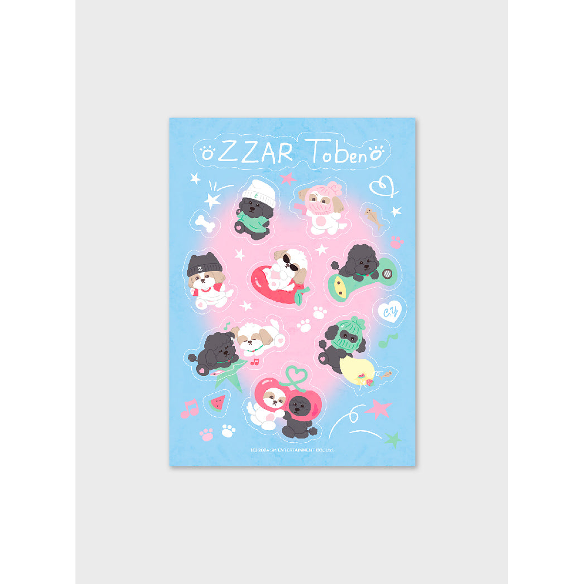 REMOVABLE STICKER [A ver.] - 2024 CHANYEOL LIVE TOUR : 都市風景 (City-scape) MD 1